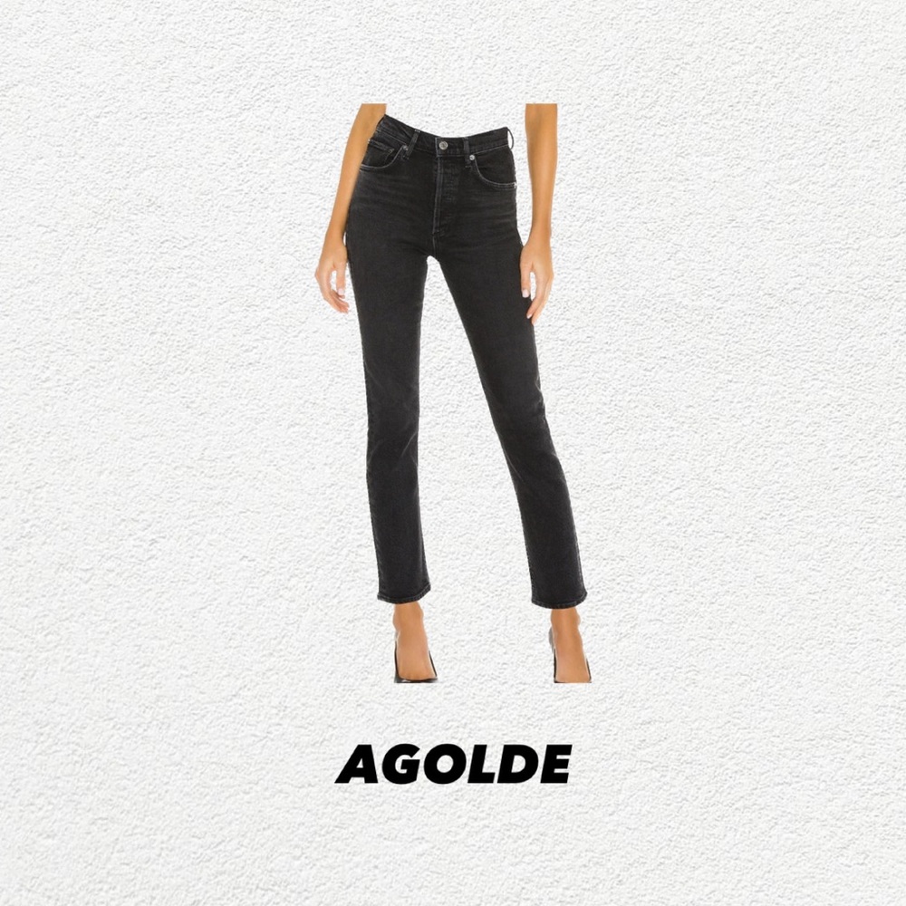 AGOLDE Riley High Rise Straight Jean
